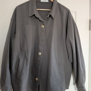 From Palmer Women's Brown Utility Shirt/Jacket M/L